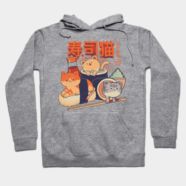 Sushi Cats Hoodie by ppmid